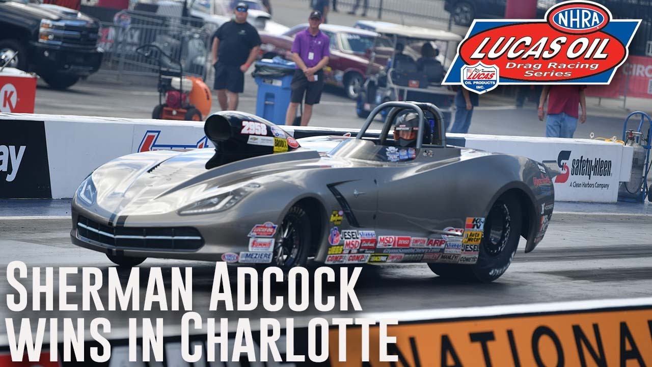 Sherman Adcock wins Super Gas at Circle K NHRA Four-Wide Nationals