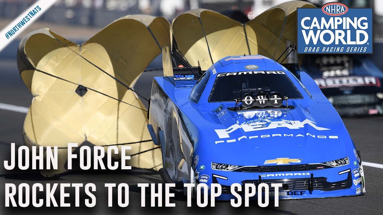 John Force rockets to the top spot in Seattle
