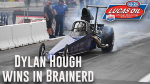 Dylan Hough wins Top Dragster at Lucas Oil NHRA Nationals