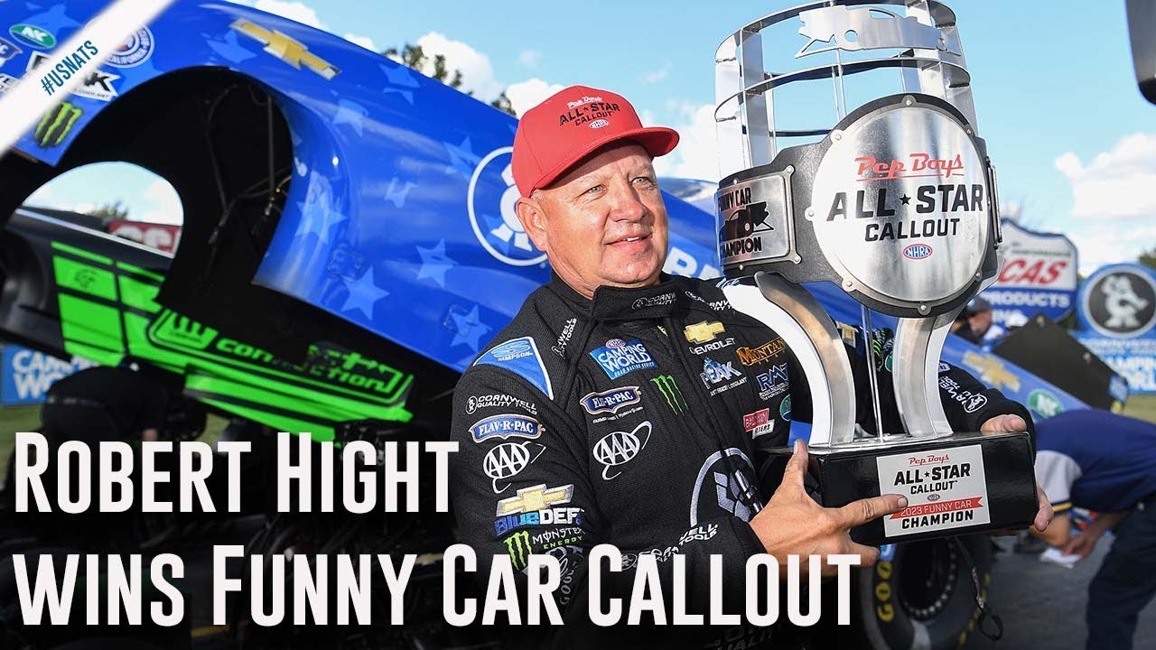 Robert Hight wins Pep Boys NHRA Funny Car All-Star Callout