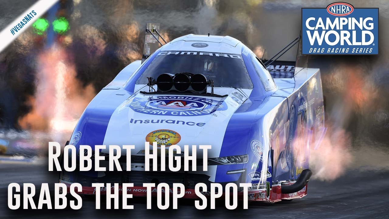 Robert Hight grabs the top spot Friday at NHRA Nevada Nationals