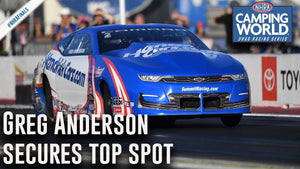 Greg Anderson secures top spot in Pomona