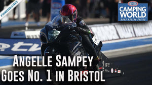 Angelle Sampey collects 55th career No. 1 qualifier