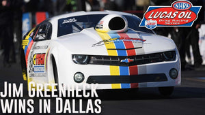 Jim Greenheck wins Comp Eliminator at the Texas NHRA FallNationals