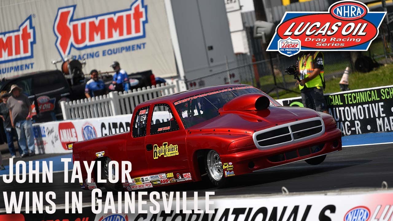 John Taylor wins Super Gas at the AMALIE Motor Oil NHRA Gatornationals