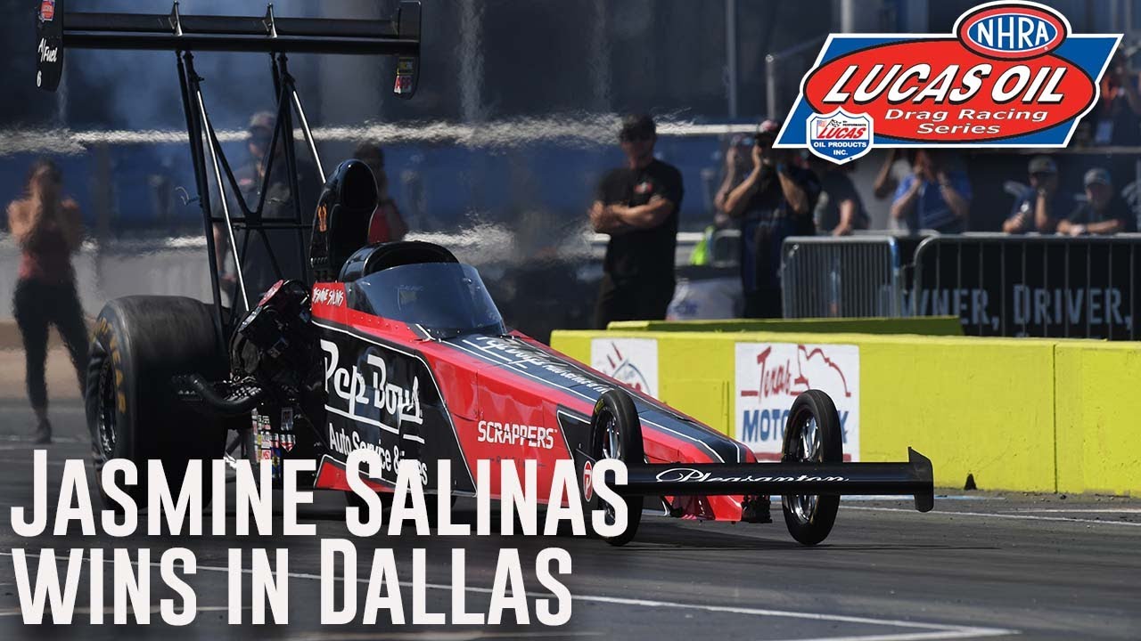 Jasmine Salinas wins Top Alcohol Dragster at Texas NHRA FallNationals