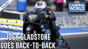 Joey Gladstone goes back-to-back with win in Topeka