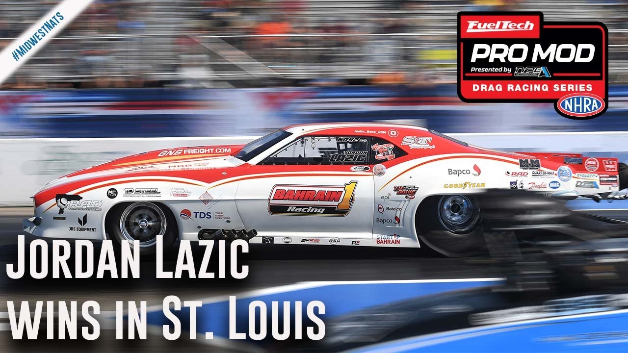 Jordan Lazic wins Pro Mod at the NHRA Midwest Nationals