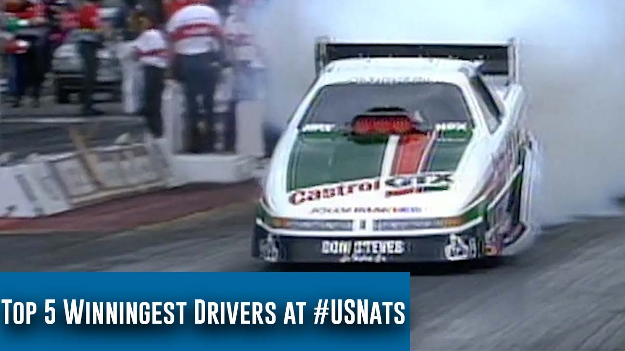Top 5 Winningest Drivers in U.S. Nationals History