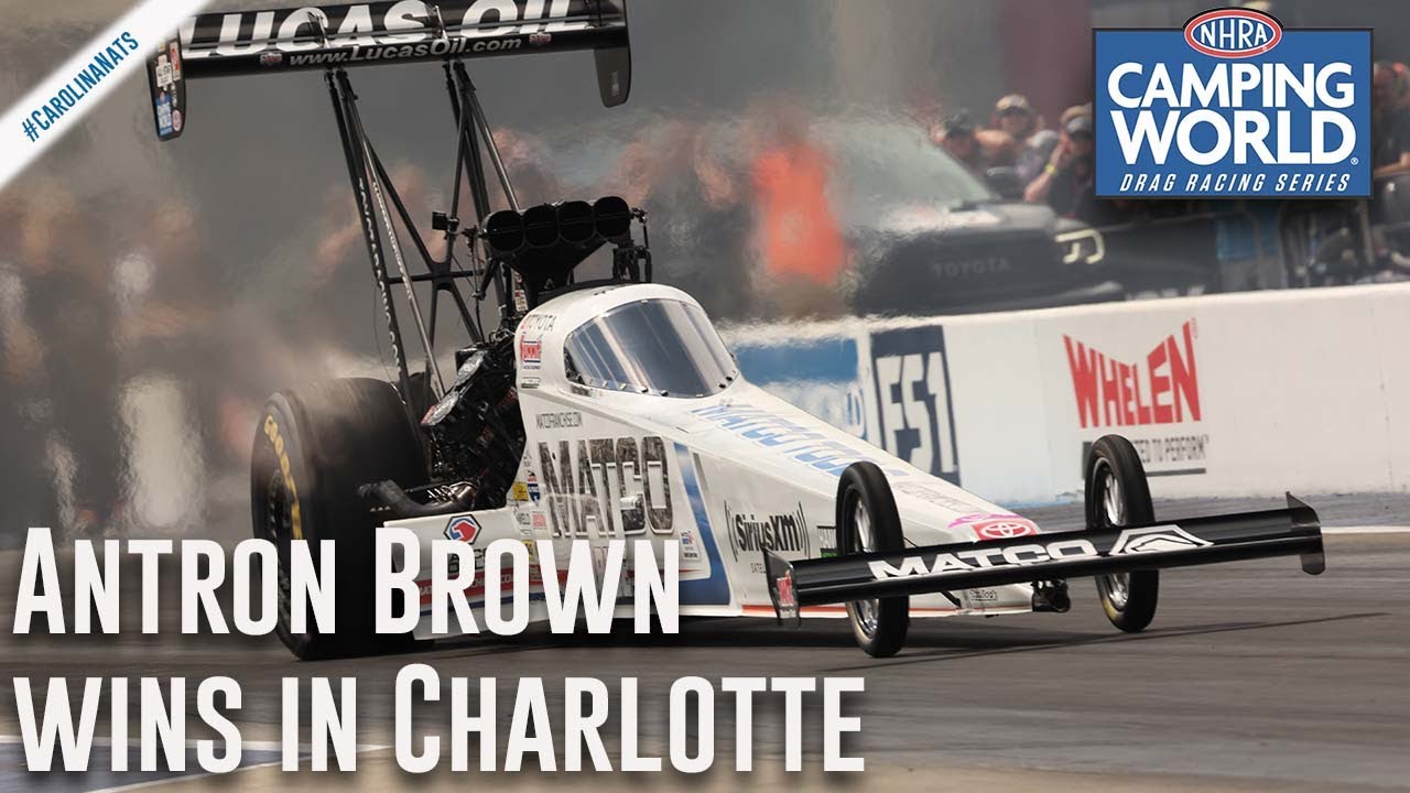 Antron Brown moves to second in points after win in Charlotte