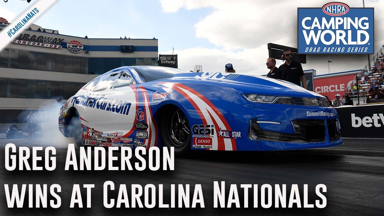 Greg Anderson wins at betway NHRA Carolina Nationals