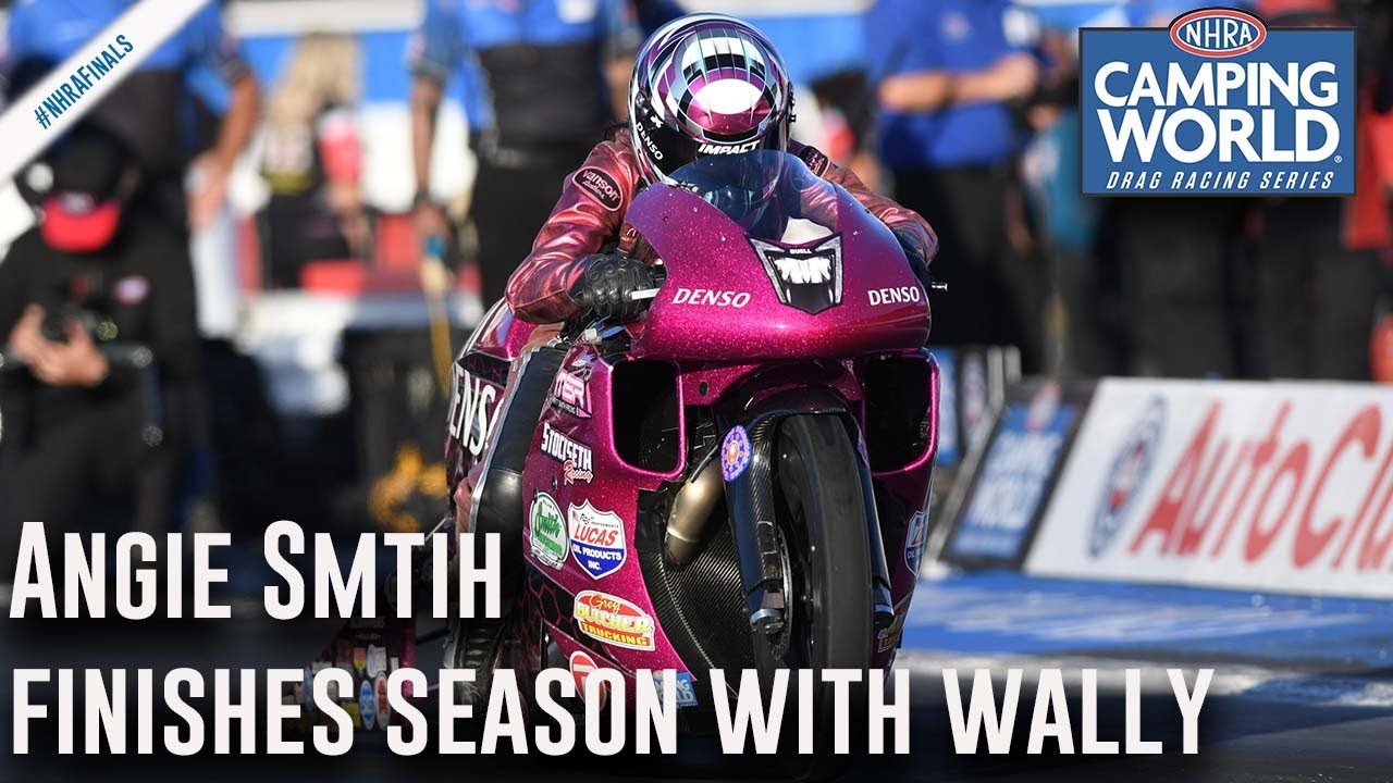 Angie Smith finishes season with Pro Stock Motorcycle Wally