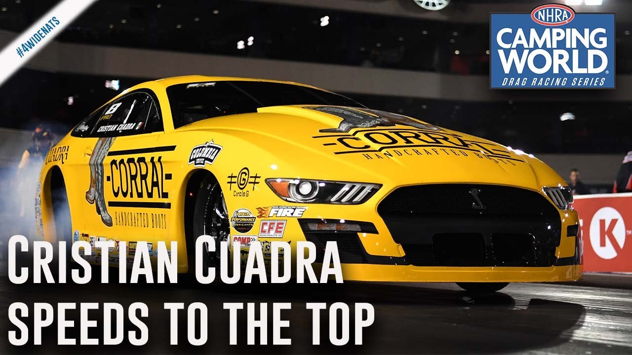 Cristian Cuadra speeds to top spot at #4widenats