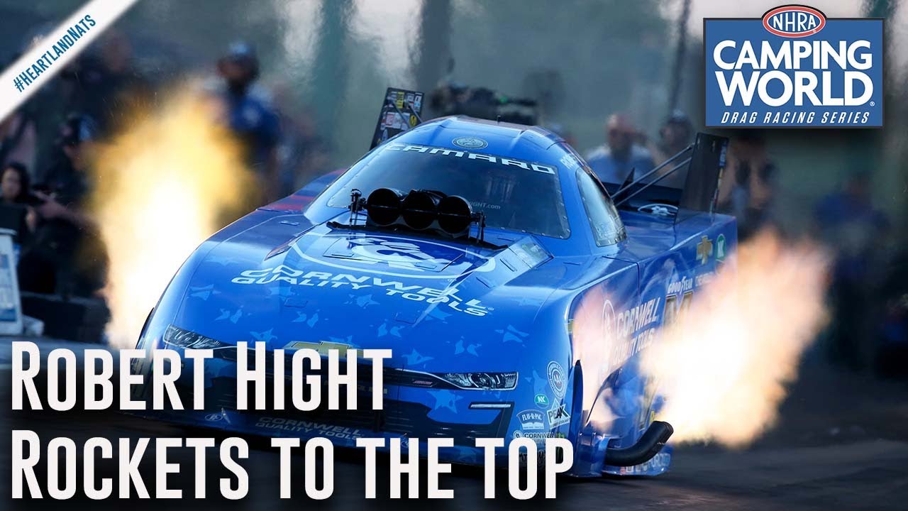 Robert Hight rockets to the top Friday in Topeka