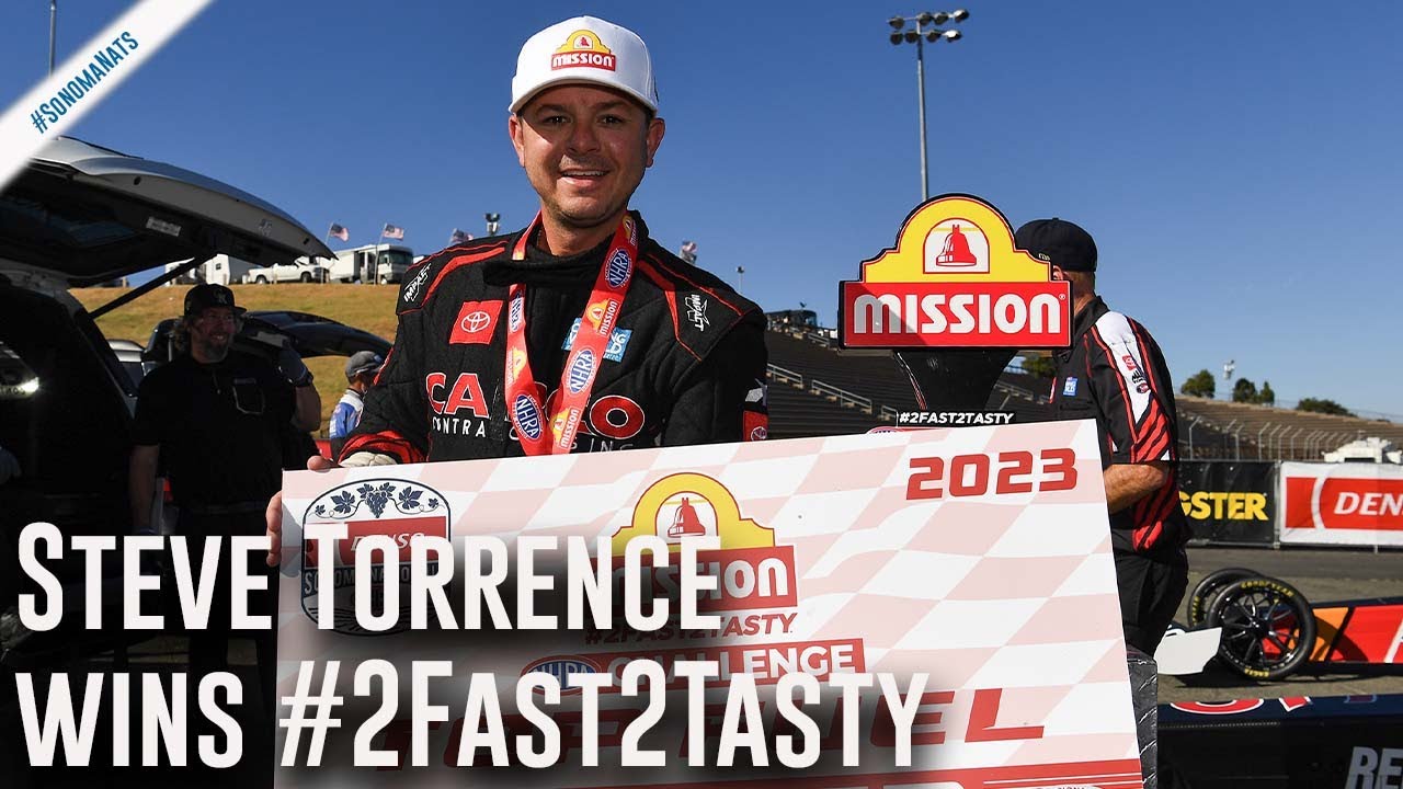 Mission #2Fast2Tasty Challenge Top Fuel Winner Sonoma: Steve Torrence