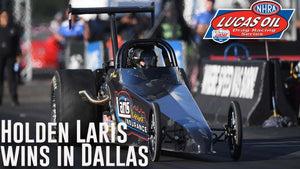 Holden Laris wins Top Dragster at the Texas NHRA FallNationals